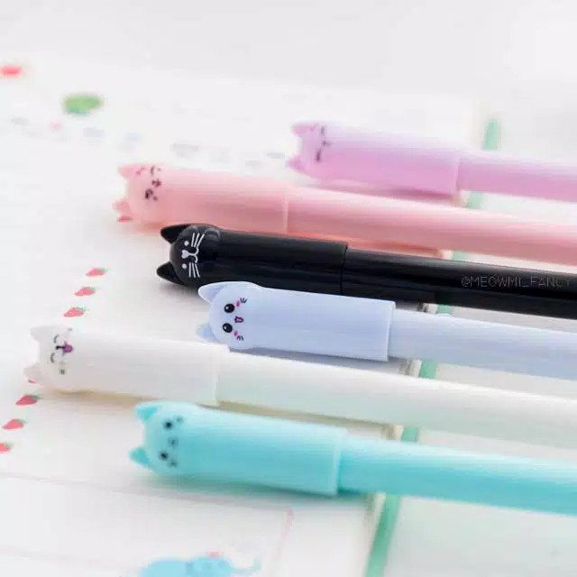 

Pulpen Kucing Pastel Neko Tail