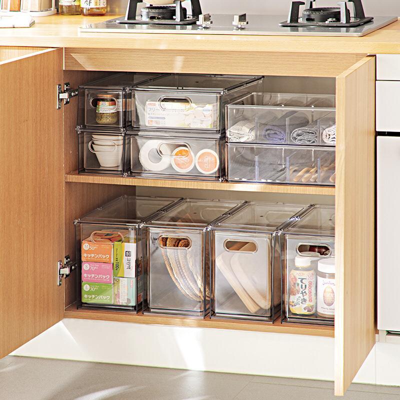 Basic Clear Drawer Storage Organiser