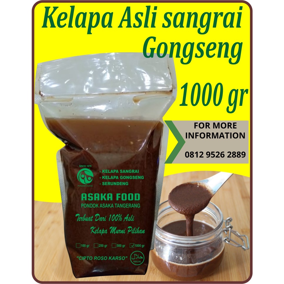 

KELAPA GONGSENG MURNI ASLI FRESH KEMASAN 1KG