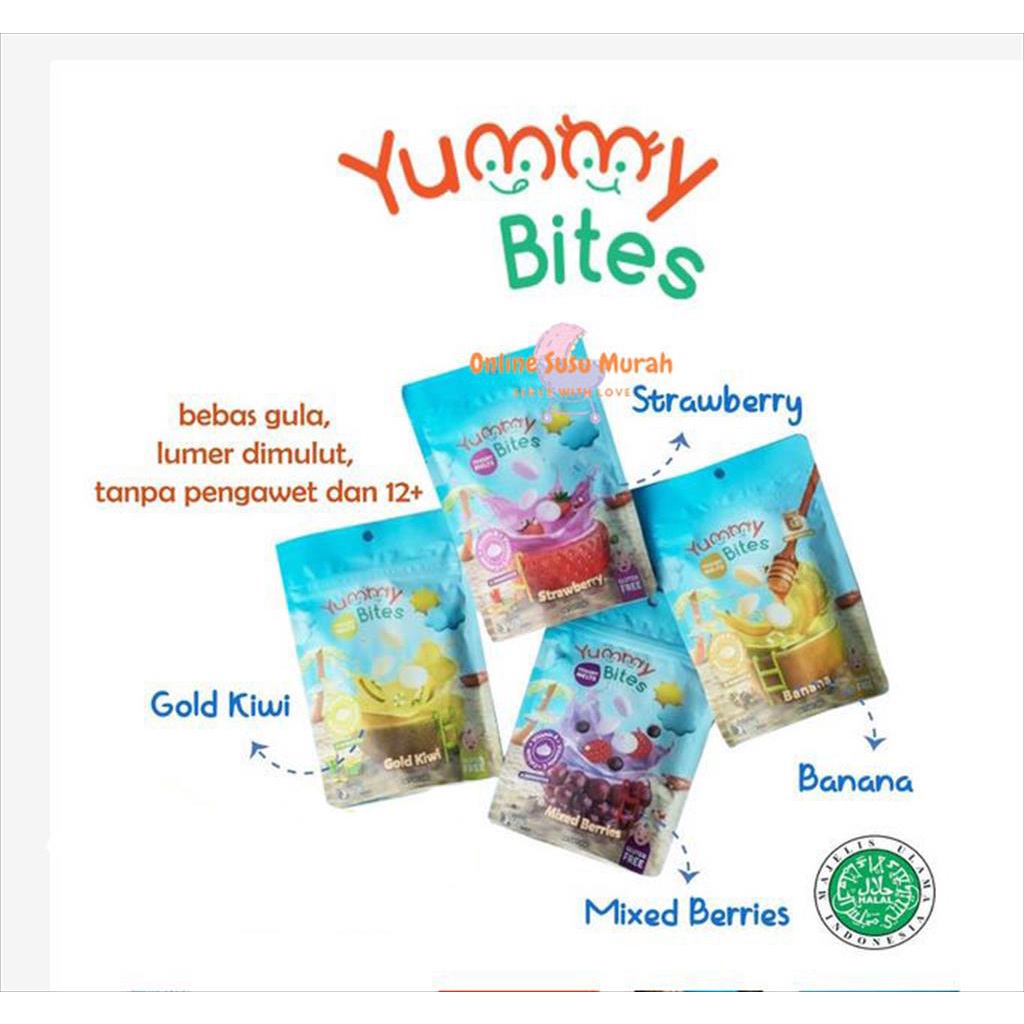 YUMMY BITES YOGURT MELT 20GR