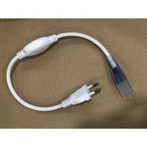 Soket Colokan Lampu LED NEON FLEX Selang 220V/ Konektor Adaptor Flexible Sign Strip