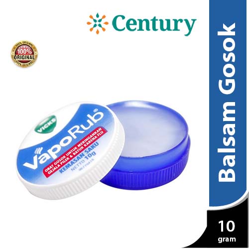 Vicks Vaporub 10gr  1 Pot / Harga tercantum untuk per 1 pcs / Demam anak / Flu masuk angin /  Vick /