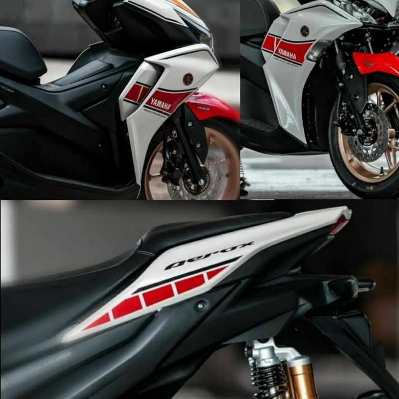 STRIPING SRICKER YAMAHA AEROX NEW LIVERY ANIV 60TH