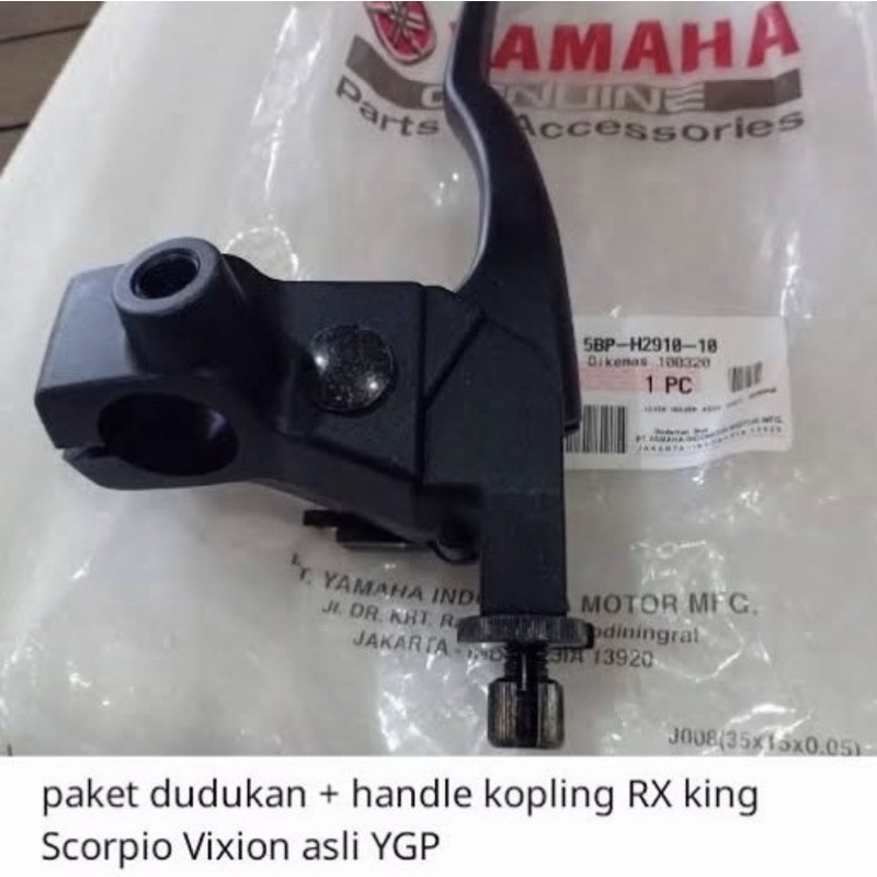DUDUKAN HANDLE HENDEL KOPLING SET HANDLE RXK RXKING RX KING VIXION SCORPIO YAMAHA ORI 1set