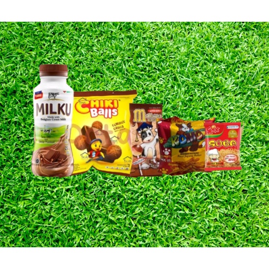 

Paket snack ulang tahun anak/hampers snack murah kemasan pouch