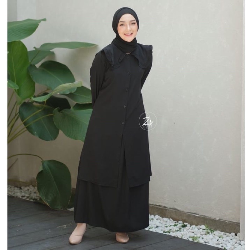 (MSB) ONE SET SAWANA OVERSIZE DAILY BUSUI TUNIK SET WOLFIS