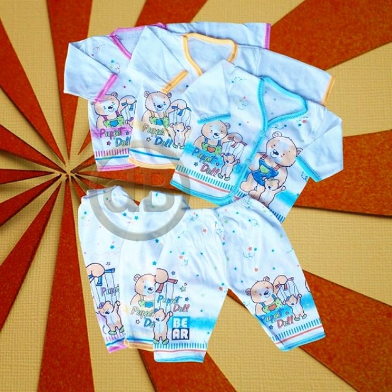 Setelan Baju Bayi Baru Lahir Unisex Setelan Baby Newborn Murah Harga Grosir