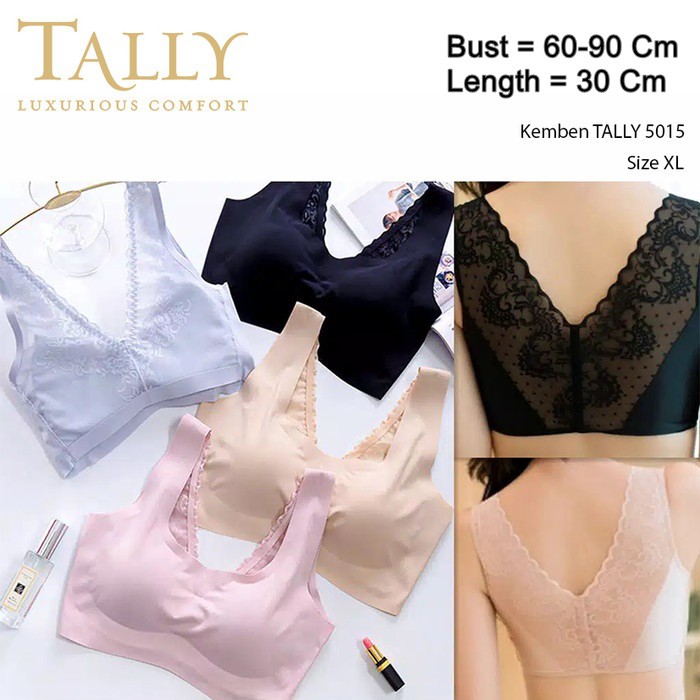 Bralette Lace 5015 Bra BIG SIZE Kemben Seamless Polos Renda