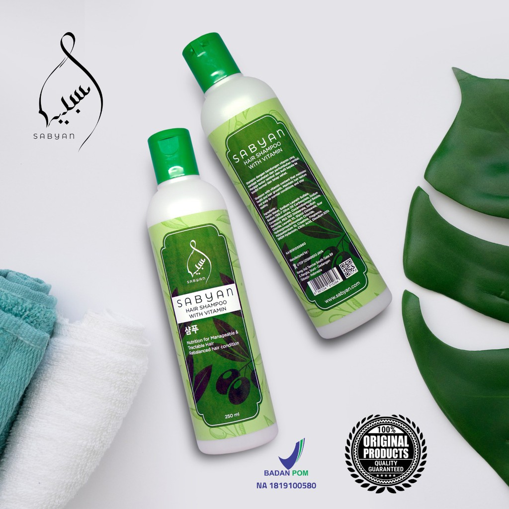 [BPOM] Shampoo sabyan original / shampo rambut plus vitamin SABYAN