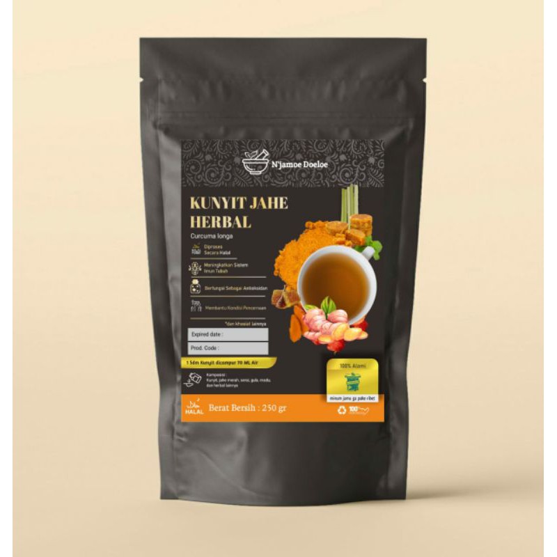 

Kunyit Jahe Herbal (250 gr)