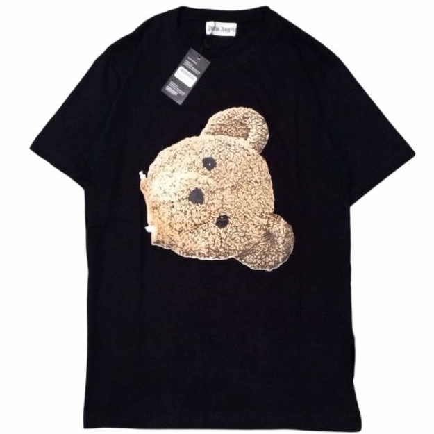 KAOS DISTRO PRIA PALM ANGELS BEAR HEAD HITAM