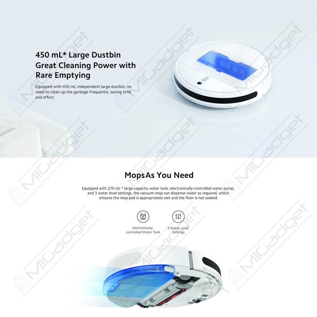 Xiaomi Mi Robot Vacuum Mop 2 Lite Vacuum Cleaner Garansi Resmi