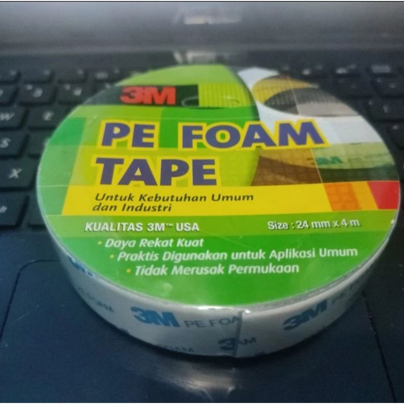 

Double foam tape 3M-fe foam tape 3M/dabel tip serbaguna 1in x 4'5 mtr