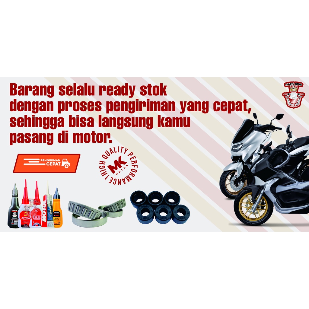 Vanbelt v belt van belt fanbelt kit set assy roller Beat Scoopy Vario Spacy 110 125 karbu fi street pop esp injeksi ASPIRA ASTRA OTOPARTS