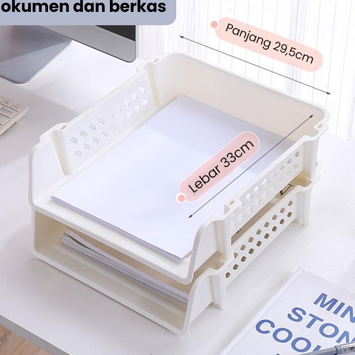 

Baru - Starlight Rak Meja Tempat File Susun Dokumen Kantor Rak Berkas Stationery Rak Baju Kamar Mandi Rak Kosmetik File Organizer Rak Meja Serbaguna HSB160 ,,
