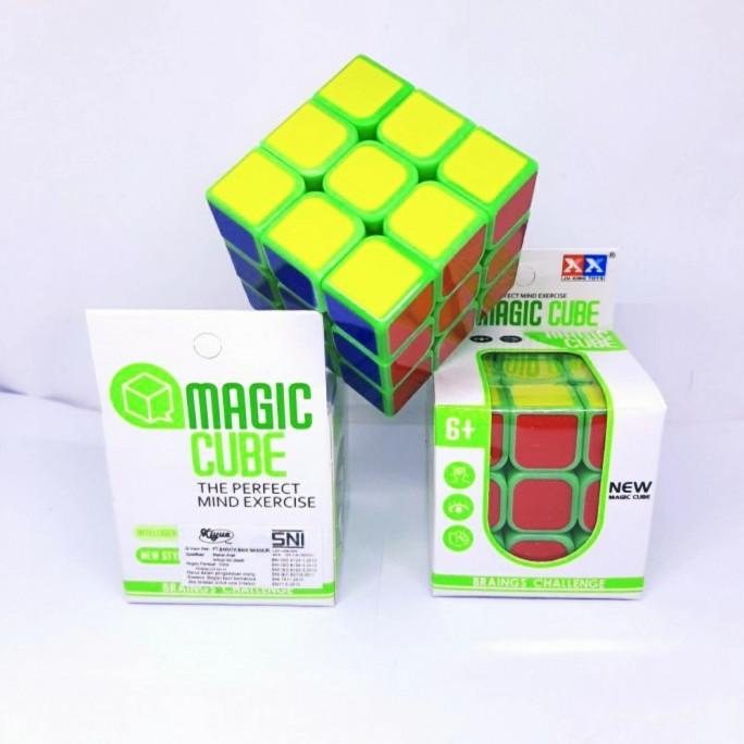 Mainan Kubus Rubik 3x3 Glow In The Dark Yongjun Ori Asli Original .