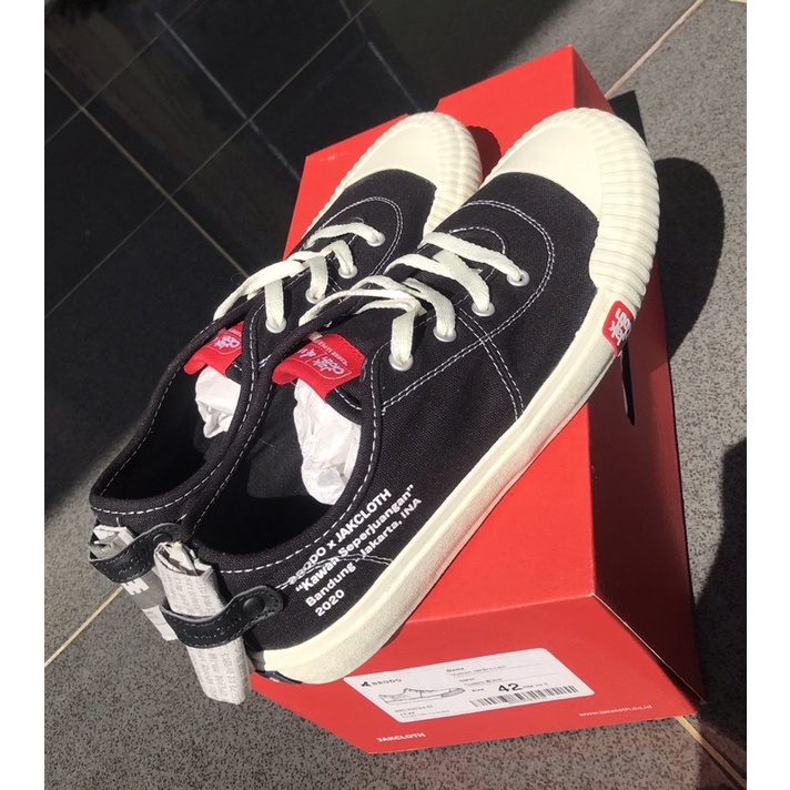 NEW BARU | sepatu ORIGINAL BRODO X JAKCLOTH KAWAN SEPERJUANGAN special edition vulcan jakbro low cas