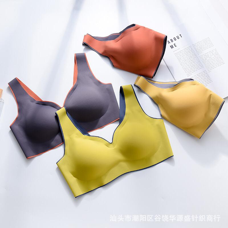 Blackpink Bra Wanita Sport Tanpa Jahitan Pakain Dalam Wanita Bralette Push Up 1002