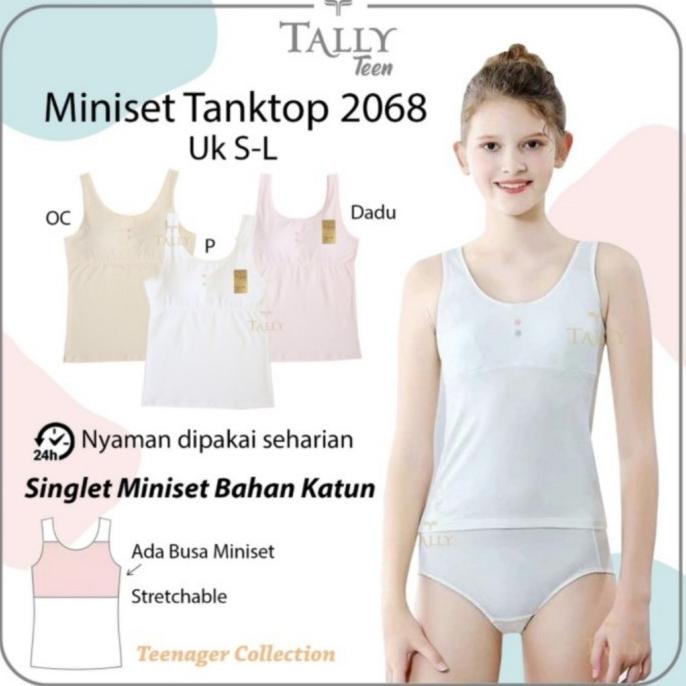 tally miniset tanktop 2068 | tally teen miniset tanktop