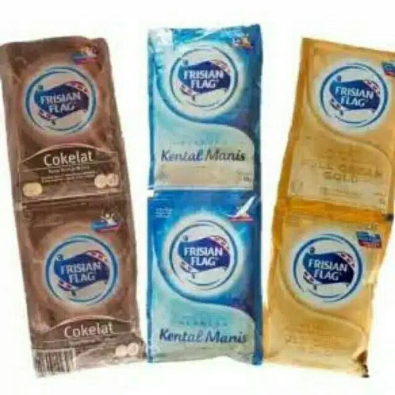 

Bendera Susu Kental Manis ( Frisian Flag ) -- 6 sachet x @40 gr