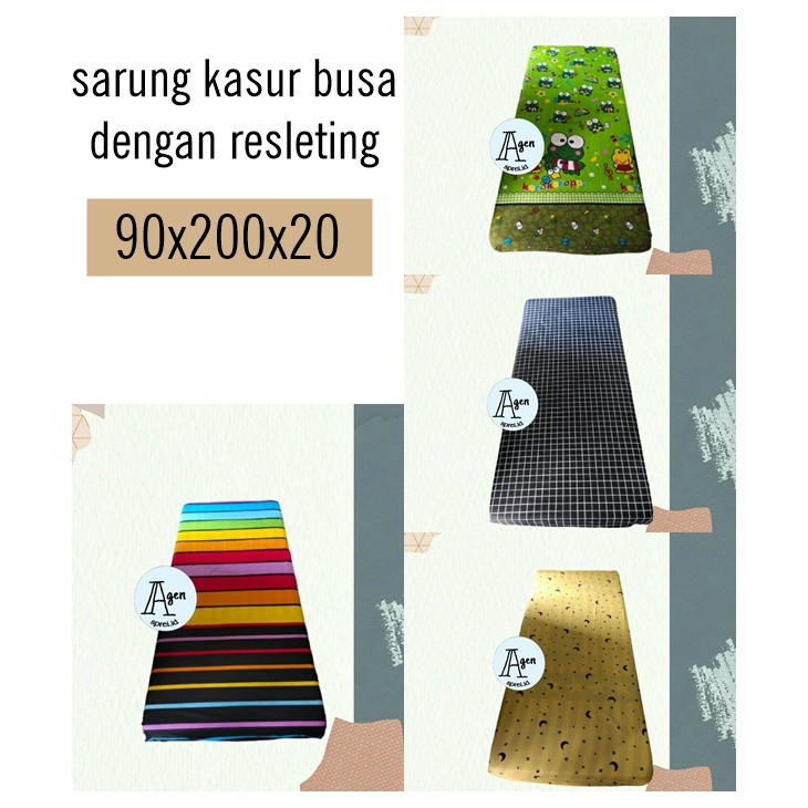 Agen Sarung Kasur Springbed Resleting 90x200x20 xpKYdKFE55pn8