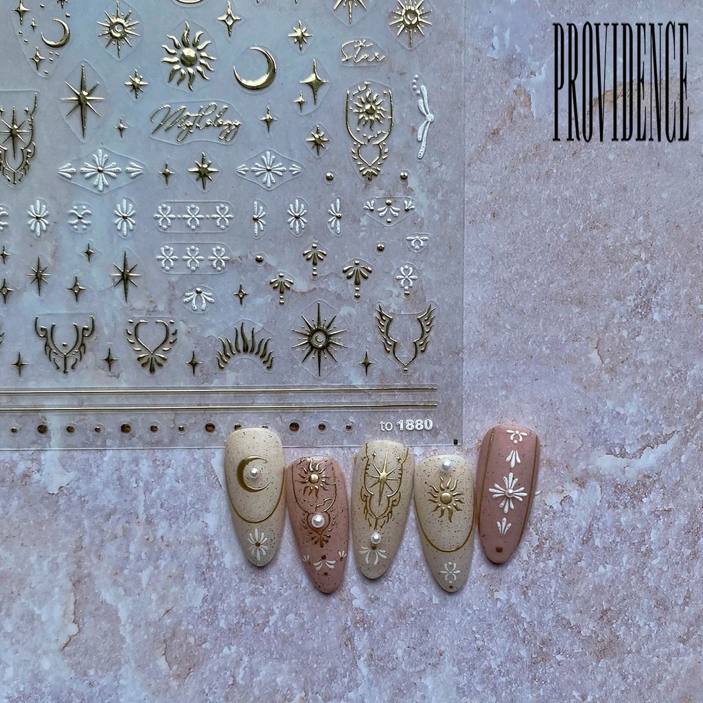 Stiker Kuku Motif Kreatif Untuk Dekorasi Nail Art