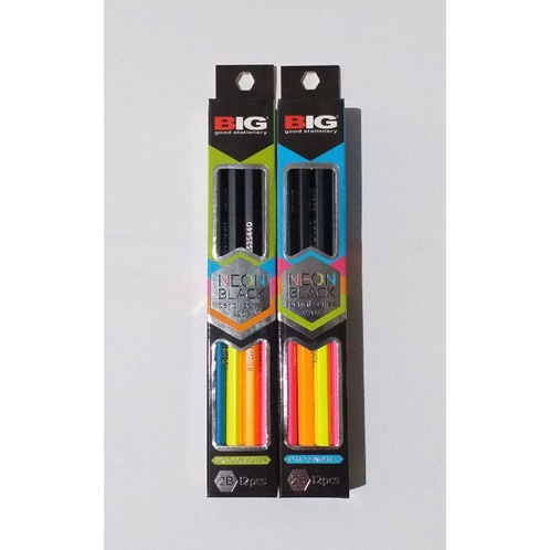 

Pencil Big Neon Black 1 Box