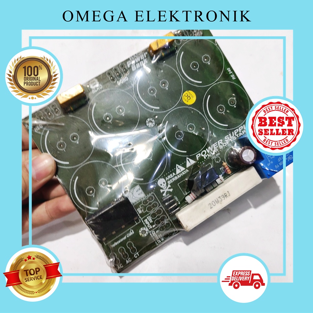 PCB Power Supply Plus SoftStart 8/PSU Softstart/PCB Elco plus Softstart Ranic