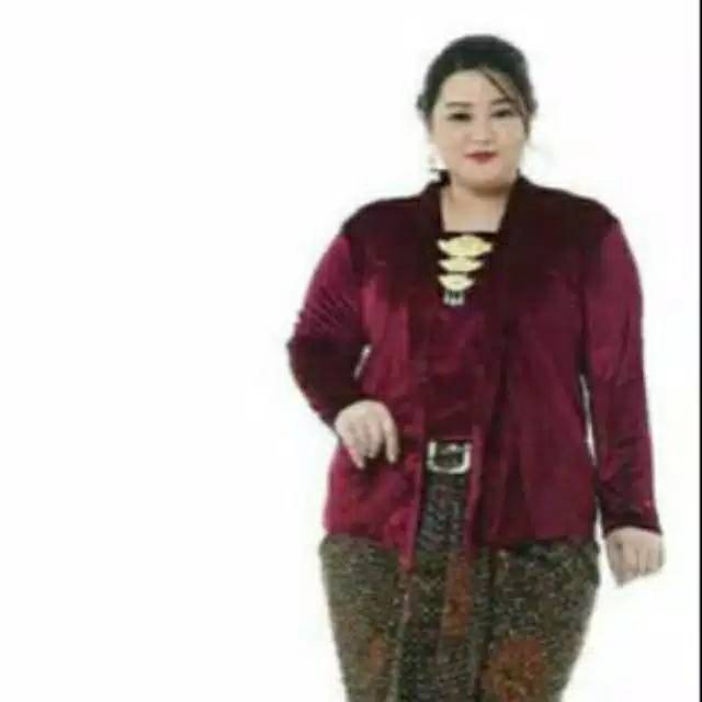 Kebaya bludru kutu baru JUMBO