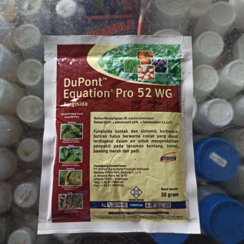 FUNGISIDA EQUATION PRO 52 WG 30 GRAM PENGENDALI JAMUR