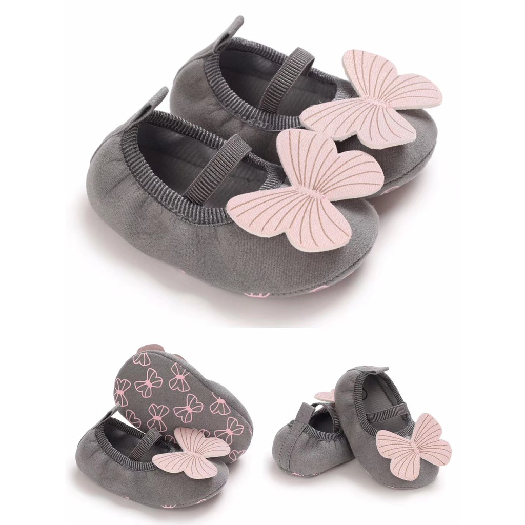 HappyOliver  D13 ONE FLY Sepatu prewalker bayi dan anak perempuan newborn 0-18 bulan