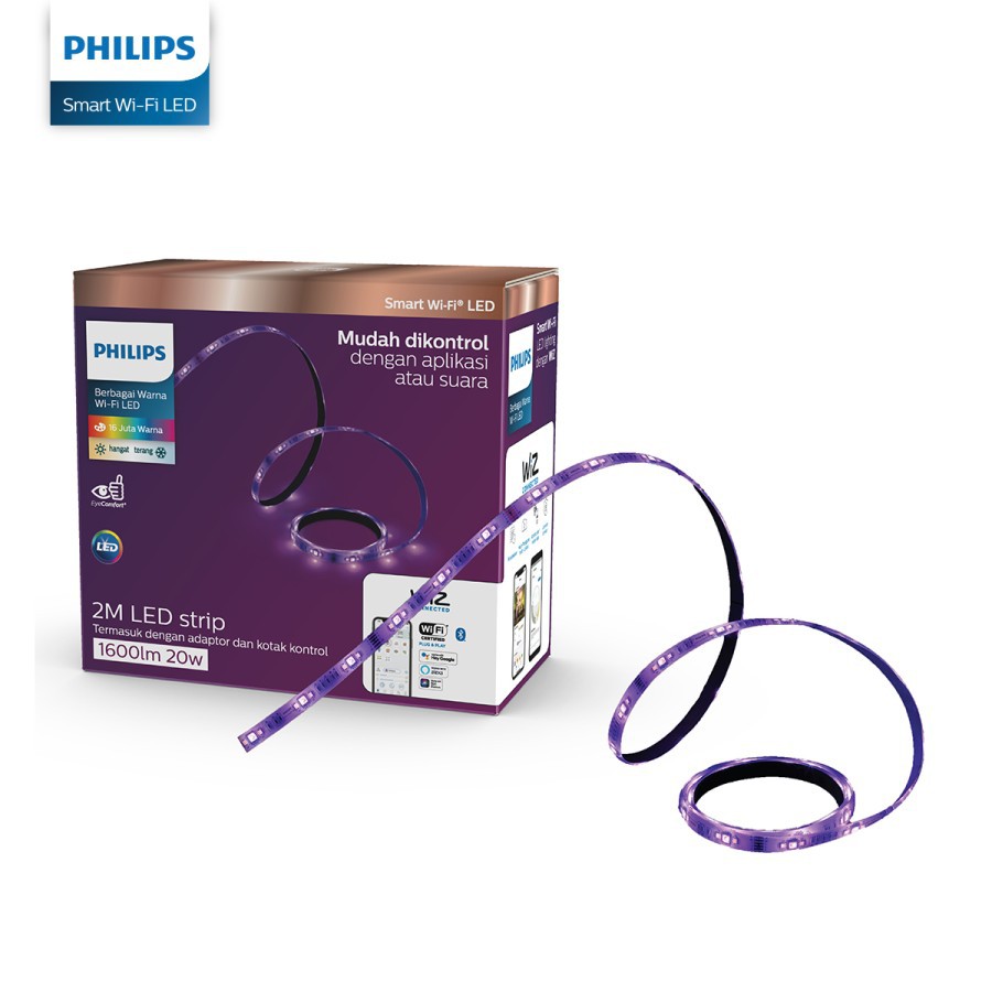 Philips Smart Wifi LED Strip Starter Kit 2M Warna