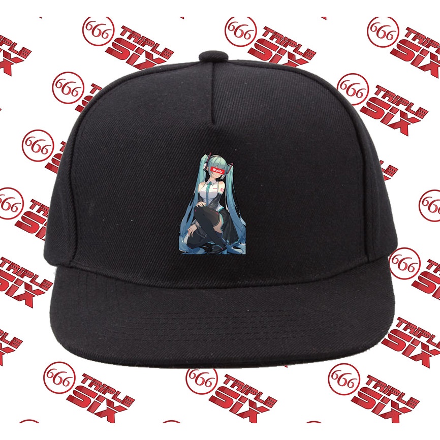Topi Snapback Cotton Anime Waifu Hatsune Miku