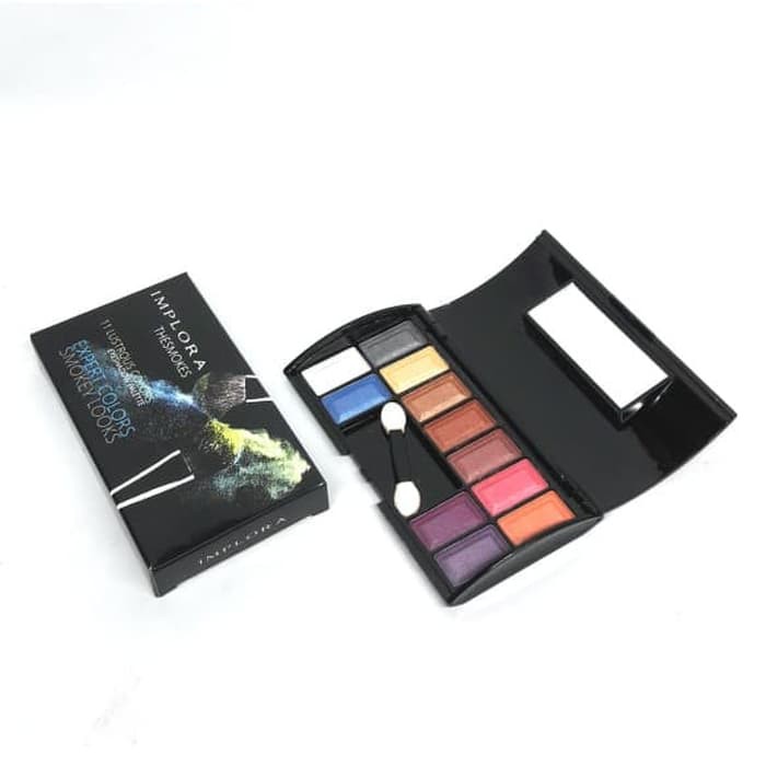 KM Implora The Smokes Eye Shadow 7672 make up mata 11 color perona mata ber bpom