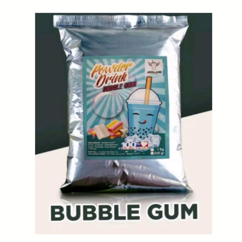 

Bubuk minuman reguler rasa BUBBLE GUM(1 kg)