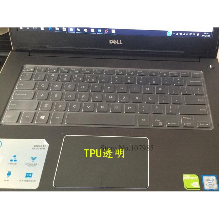 Cover Pelindung keyboard Bahan Silikon TPU Bening Untuk laptop DELL XPS 15 9570 15-9570 XPS15 15.6 &quot;XPS 15-9550 9560 9570