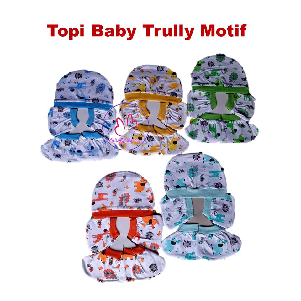 Topi Bayi Set 3in1 Baby Trully