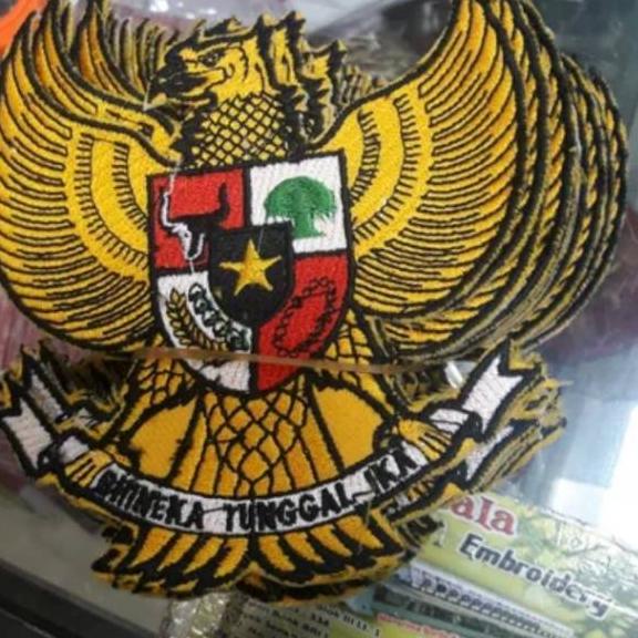 Terbaru.. Bordir logo garuda besar