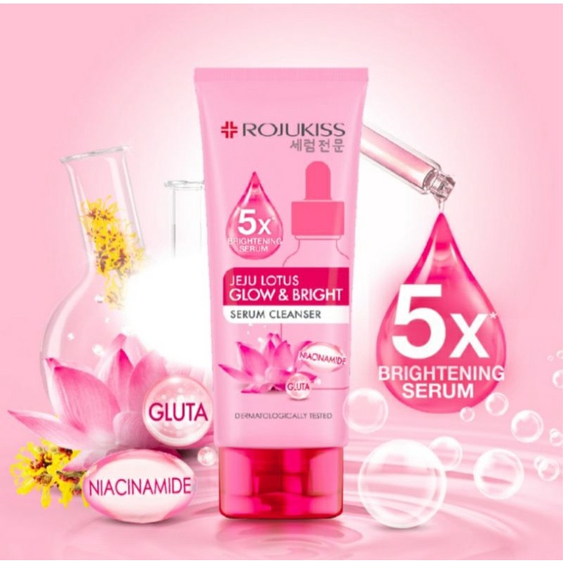 ROJUKISS Facial Serum Cleanser Acne|Bright 100 ml