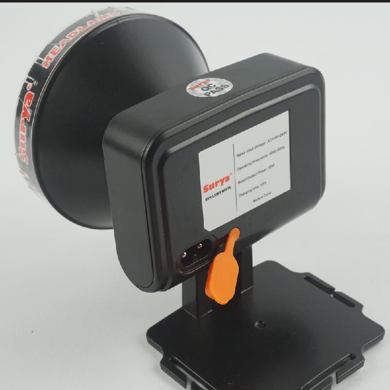 Surya Senter Kepala LED Super Terang Lithium SYH L335R LAMPU PUTIH 33 Watt Super LED Rechargeable