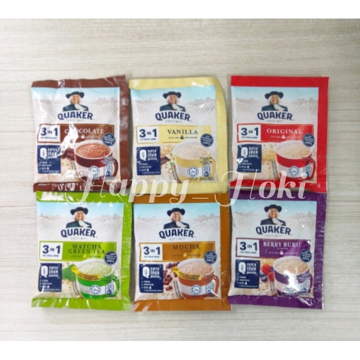

Quaker 3 in 1 Oat (IMPORT MALAYSIA) Sachet Eceran