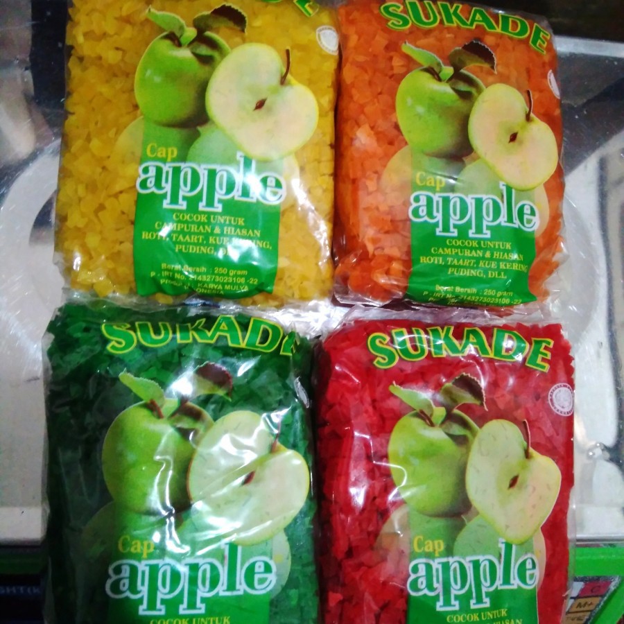

Sukade Cap Apple (kemasan 250gr)