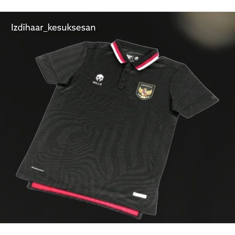 Jersey Timnas Indonesia third away hitam