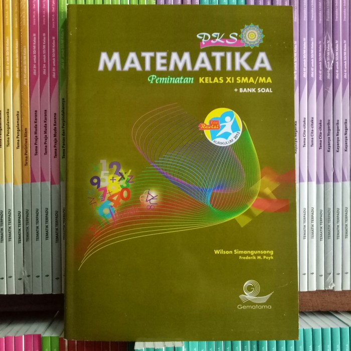 

❤BISA COD❤ BUKU PKS MATEMATIKA SMA/MA KELAS 11 PEMINATAN REVISI K13N