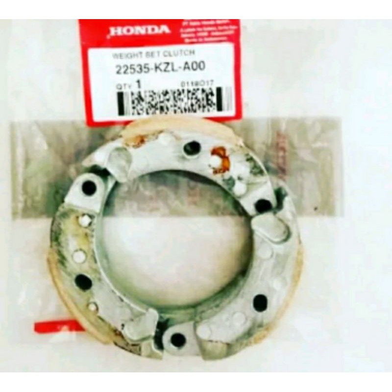 kampas ganda beat fi KZL ori honda AHM