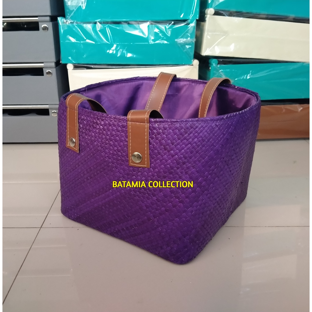 Keranjang Hampers Jumbo Tas Parcel Anyaman Pandan