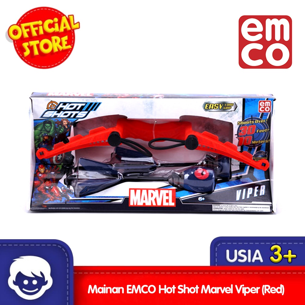 Mainan EMCO Hot Shot Marvel Viper (Red)