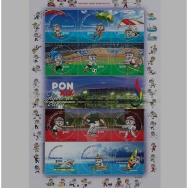 

Mini Sheet Perangko Indonesia Serie Pon 2016