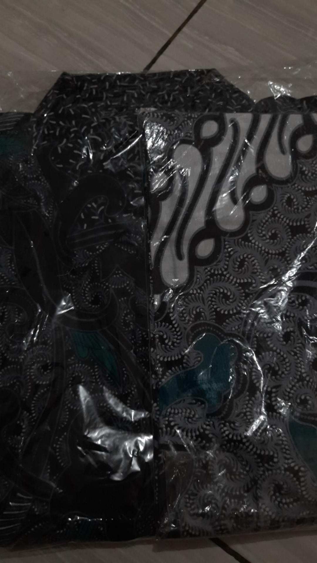 Batik Couple Keluarga Sania Ruffle Ori Ndoro Jowi Termurah Motif Dimensi Abu