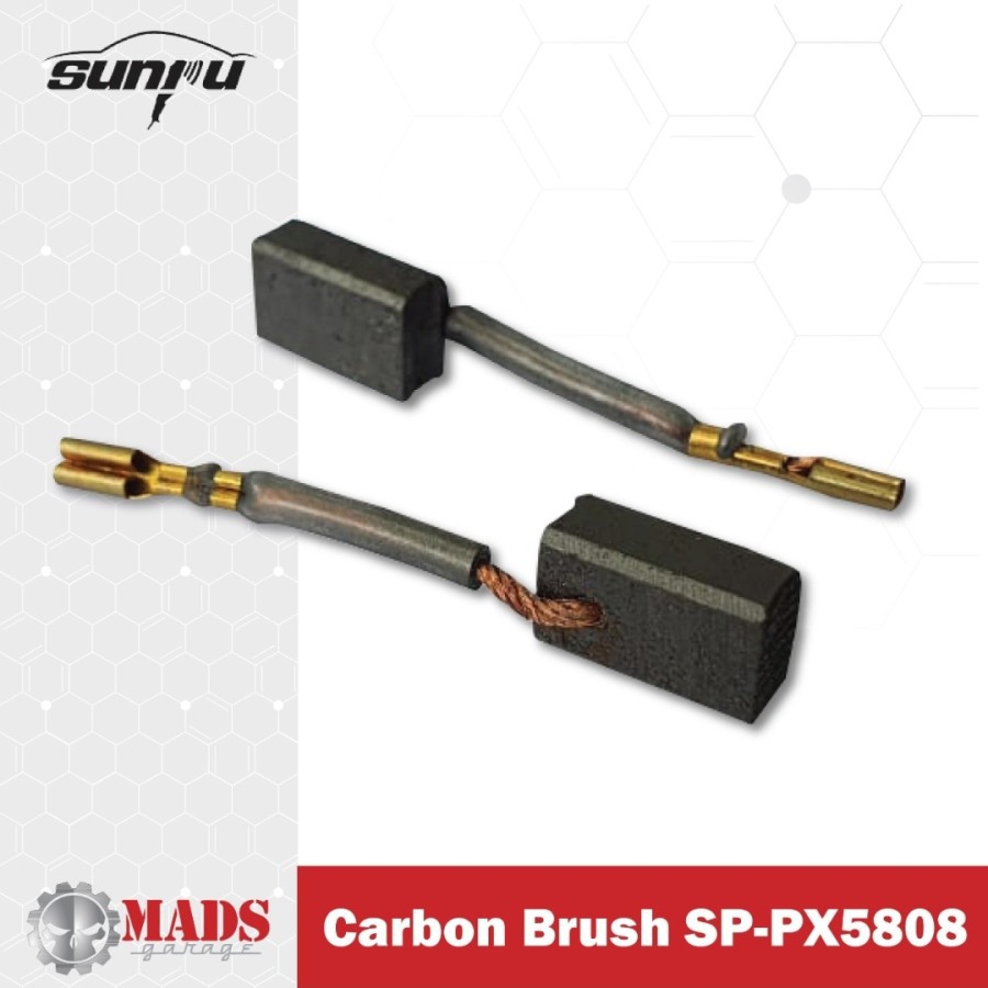 Carbon Brush Mesin Poles/Polisher Dual Action Sunpu SP-PX5808 Original